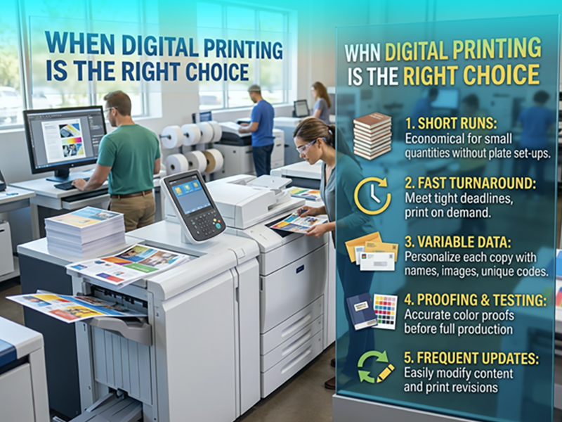 When to Use Digital Printing